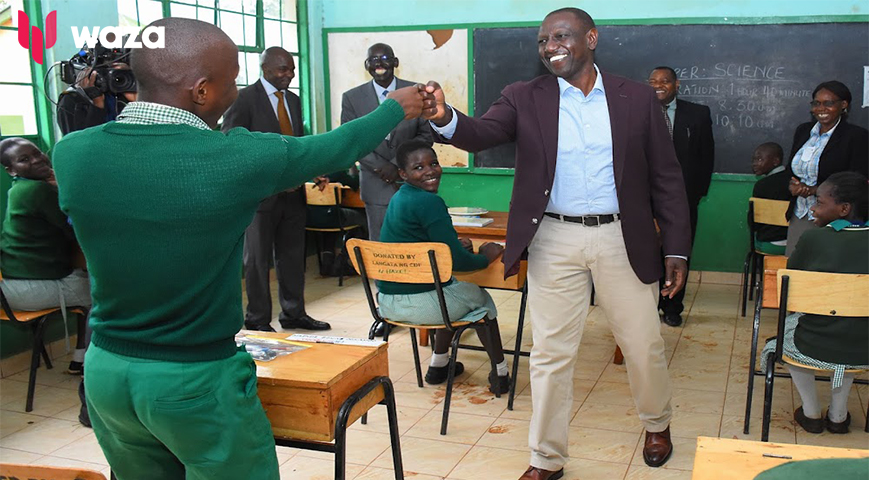 President Ruto Prays For KCPE, KPSEA Candidates As He Oversees Exams Kick-Off